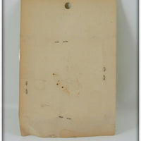 Big Z's Better Baits Ronnie Zint's Grey & Black Porky Ubangi On Card