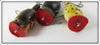 Arbogast Hula Popper Lot Of Three: Black, Frog, & Coachdog