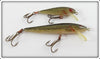 Rebel Naturalized Bass Floater Minnow Pair In Boxes