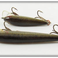 Rebel Naturalized Bass Floater Minnow Pair In Boxes