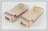 Rebel Naturalized Bass Floater Minnow Pair In Boxes