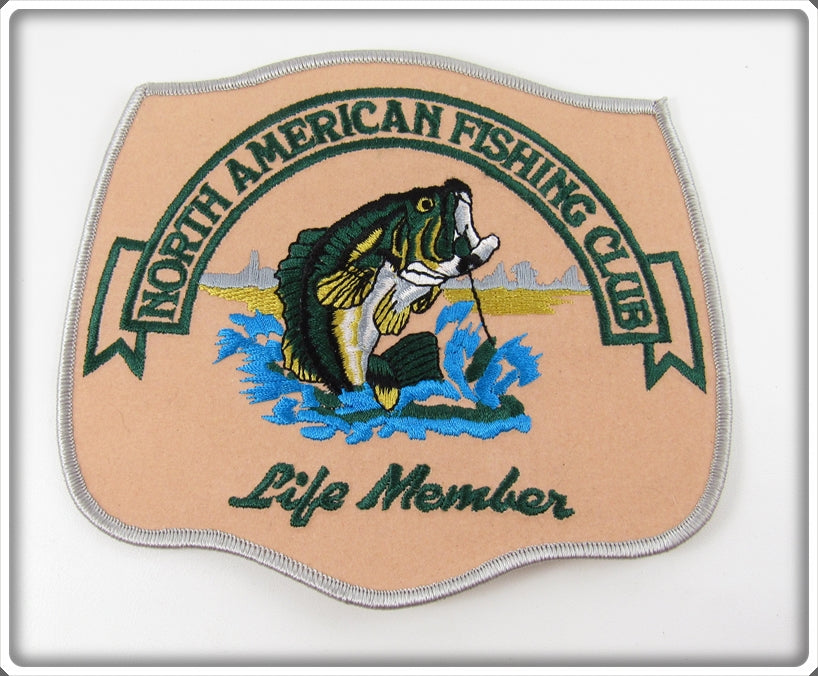 Vintage North American Fishing Club Life Member Patch For Sale