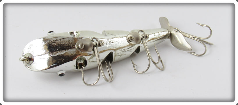 Vintage Luhr Jensen Limpet Jig Lure, 3/5oz Gold / Silver fishing
