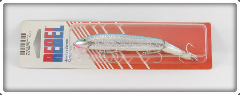 Rebel Blue Back Jointed Minnow On Card 