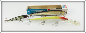 Rebel Spoon Bill Minnow & Floating Minnow Lot Of Three With One Box