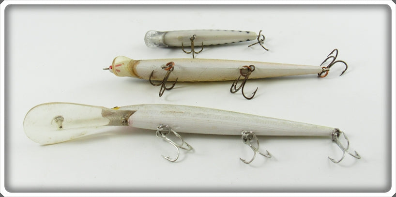 Rebel Spoon Bill Minnow & Floating Minnow Lot Of Three With One Box