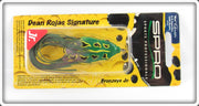 Spro Dean Rojas Signature Bronzeye Jr Frog Lure On Card