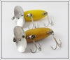 Arbogast Jitterbug Pair: Yellow Shore & Perch
