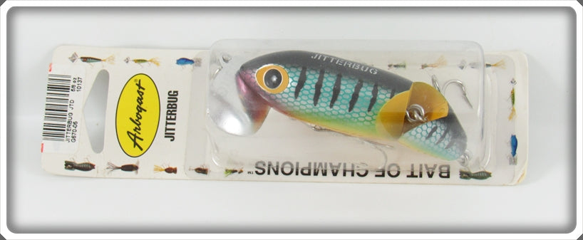 Fred Arbogast Perch Jointed Jitterbug Lure On Card 