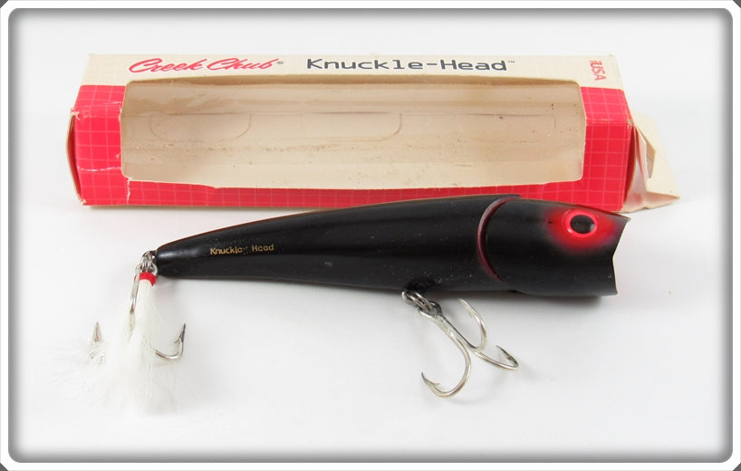 Creek Chub Black Knuckle Head Lure With Box 