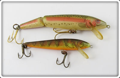 Rebel Floater Pair: Natural Perch & Natural Trout