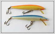 Rapala Floating Pair: Gold/Orange & Silver Blue