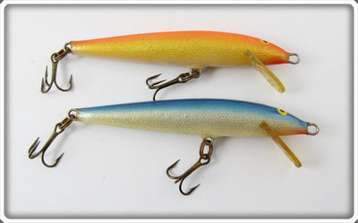 Rapala Floating Pair: Gold/Orange & Silver Blue