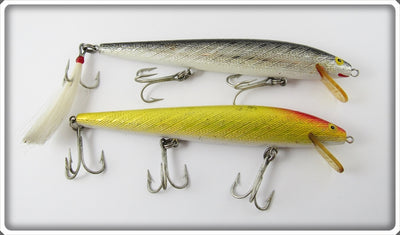 Rebel Floater Pair: Yellow/Red & Silver/Black