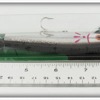 Cordell Chrome Black Red Fin Minnow On Card