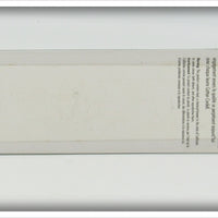 Cordell Chrome Black Red Fin Minnow On Card