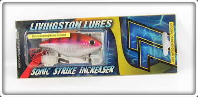 Livingston Lures Red Croaker Sonic Strike Increaser On Card 