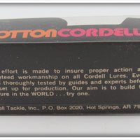 Cotton Cordell Natural Finish Deep Diving Crankbait In Box