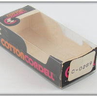 Cotton Cordell Natural Finish Deep Diving Crankbait In Box