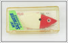 Bill Lewis Red & White Saltwater Rat-L-Trap Lure In Box