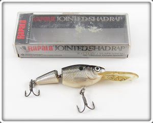 Rapala Silver Shad Jointed Shad Rap Lure In Box