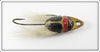 Vintage Lur All Red & Black Beetle Bug Lure