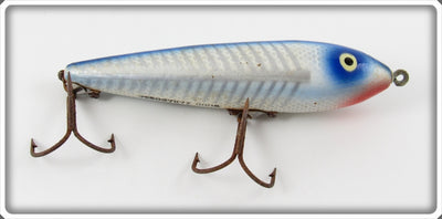 Vintage Heddon Blue Shore Original Wood Zaragossa Lure 
