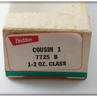 Heddon Black Cousin In Box