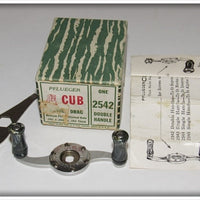 Pflueger Cub Reel Handle Drag 2542 Double Handle In Box