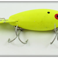 Bomber Bait Co Fluorescent Yellow/Chartreuse Model 300 In Box