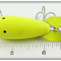 Bomber Bait Co Fluorescent Yellow/Chartreuse Model 300 In Box