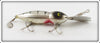 Vintage Whopper Stopper Chrome & Black Hellbender Lure