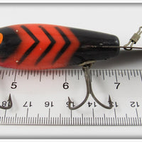 Bomber Bait Co Orange Black Ribs Model 500