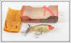 Vintage Bomber Bait Co Transparent Rip Shad Lure In Box 