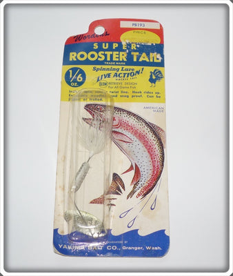 Worden's Yakima Bait Co Rooster Tail On Card