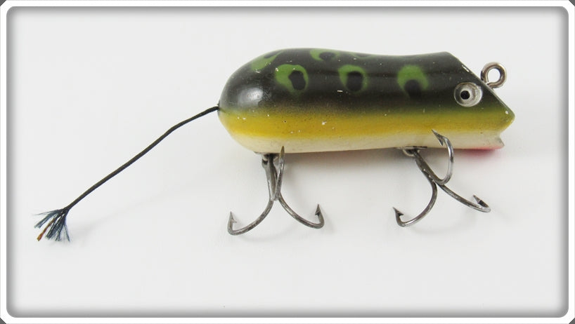 Vintage Shakespeare Frog Spot Swimming Mouse Lure 