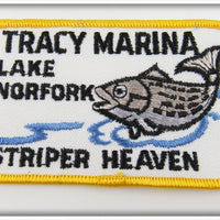 Vintage Tracy Marina Lake Norfork Striper Heaven Patch