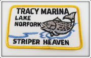 Vintage Tracy Marina Lake Norfork Striper Heaven Patch