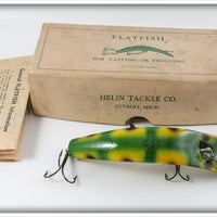 Vintage Helin Tackle Frog Spot M2 Flatfish Lure In Box 