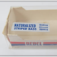 Rebel Naturalized Striped Bass Sinker In Box