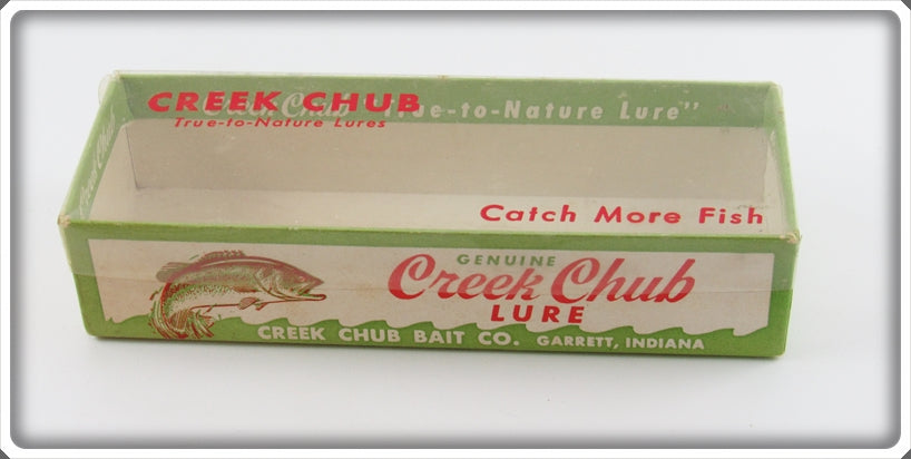 Vintage Creek Chub Blue Flash Pikie Empty Lure Box 