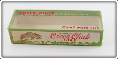 Vintage Creek Chub Blue Flash Pikie Empty Lure Box 