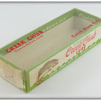 Creek Chub Blue Flash Pikie Empty Box