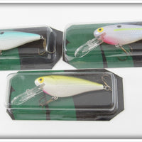 Cotton Cordell C.C. Shad Lot Of Three On Cards