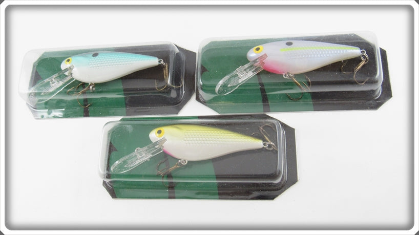 Cotton Cordell C.C. Shad Lot Of Three On Cards