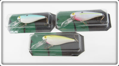 Cotton Cordell C.C. Shad Lot Of Three On Cards