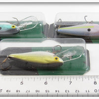 Cotton Cordell C.C. Shad Lot Of Three On Cards