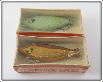 Smithwick Water Gater Pair In Boxes: Gold Chrome & Blue Scale