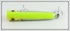 Storm Metallic Silver Chartreuse Saltwater Chug Bug Topwater Surface In Box
