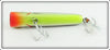 Storm Metallic Silver Chartreuse Saltwater Chug Bug Topwater Surface In Box